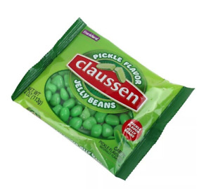Claussen Pickle Flavor Jelly Beans -1 bag - discount shipping for multiple units