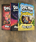 Dog Man Dav Pilkey Lot Of 3 - Hard cover books