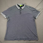 Hugo Boss Short Sleeve Polo Shirt Stripe Gray M