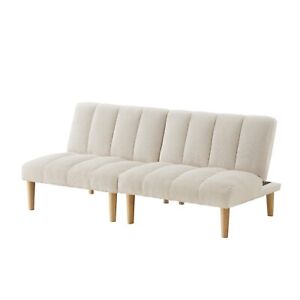 New ListingRedlife Sleeper Sofa，Convertible Sofa Bed, Modern Loveseat, Futon Couch, Beige