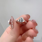 New 100% 925 Sterling Silver Timeless Blooming Roses Ring Size 5 6 7 7.5 8.5
