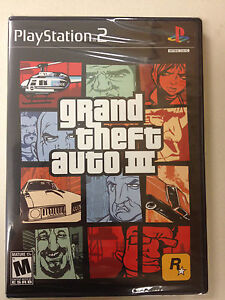 Grand Theft Auto III 3 for PlayStation 2 Brand New! Factory Sealed!
