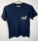 Uniqlo x MFA Boston Size Large Blue Cotton SS Crew Neck Wave Graphic T Shirt