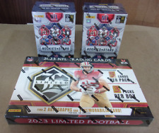 2023  LIMITED HOBBY + (2) ROOKIES & STARS BLASTER  FOOTBALL BOXES