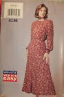 OOP BUTTERICK 4130 Misses Blouse & Flared Gored Skirt PATTERN 6-8-10/12-14-16 UC