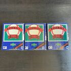 3 CT Lot 1989 Upper Deck Baseball High Number Series 100 Card Box Sets Sealed