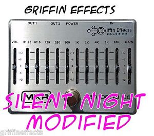 MXR 10 Band Graphic EQ - Griffin Effects Modified - Silent Night Mod - Brand New