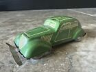 Vintage Distler Green Germany-U.S. Zone Reversing Tin Windup Car Mini 4