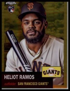 New Listing2022 Topps Chrome Platinum Anniversary #122 Heliot Ramos Gold Prism Refractor