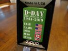 D-DAY 75TH ANNIVERSARY BEACHES 1944-2019 ZIPPO LIGHTER EXCLUSIVE MINT IN BOX