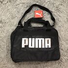 NWT Puma Dispatch Duffel in Black 19’ Sport Duffel Bag Silver Gym Weekender