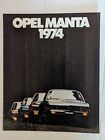 1974 Opel Manta Sales Brochure