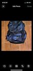 COACH Backpack Daypack blue/black/camouflage Nylon/Calfskin mens