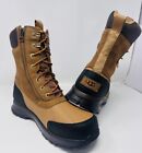 NEW UGG Men's Size 8 Emmett Duck Boots Hi Leather Waterproof Chestnut Brown