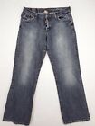 Lucky Brand Womens 10 Short Easy Rider Relaxed Bootcut Jeans Button Fly Stretch