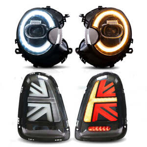LED Headlights & Taillights For 2007-2013 BMW Mini Cooper S R56 R57 R58 R59 2set (For: More than one vehicle)