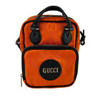 Gucci Men's Messenger Shoulder Bag Interlocking GG Orange Color Sz M