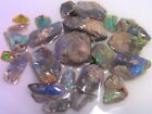 61.2cts Colourful Lightning Ridge nobby opal rough parcel, bulk sale *see video*