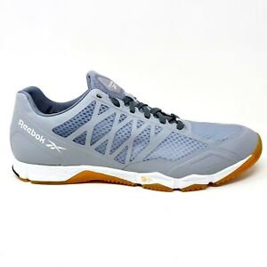 Reebok Speed TR Gray White Gum Mens Running Gym Trainer Shoes FZ0420