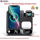 4 IN1 Wireless Charger Charging Station For Apple Watch Air Pods iPhone 15 14 13