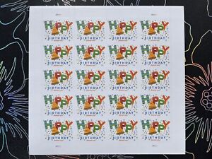 Mint 2021 Happy Birthday Pane of 20 Forever Stamps Scott# 5635 (MNH)