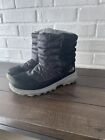 The North Face CXY3WL4 Winter Camp Black Waterproof Boys Youth Boots Size 5