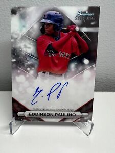 2023 Bowman Sterling Eddinson Paulino Auto Autograph #PA-EP Boston Red Sox