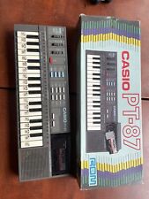 Casio Vintage PT-87 Mini Keyboard w/ ROM Pack RO-551 VG+++