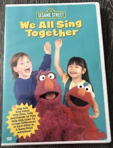 Sesame Street We All Sing Together DVD Kids Show 2003 Elmo Telly Harry Monster