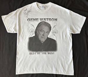 Gene Watson Signed Best of the Best Short Sleeve T-Shirt - Size XL - New!!