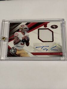 TREY LANCE 2021 LIMITED RPA ROOKIE PATCH AUTOGRAPH RUBY RC AUTO /35