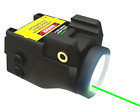 TACTICAL GREEN LASER LIGHT COMBO LED PISTOL GUN RECHARGEABLE BATTERY GLP-03
