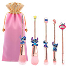 5Pcs Makeup Brush Set, Pink Theme Cosmetic Brushes for Powder Eyeshadow Blushes