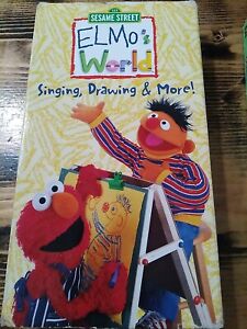 Elmos World - Singing, Drawing  More (VHS, 2000)
