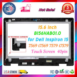 For Dell Inspiron 15 7569 i7569 7579 i7579 LCD Touch Screen Replacement 15.6