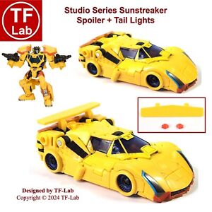 Studio Series SS 111 Sunstreaker Spoiler + Tail Lights Upgrade Kit Transformers