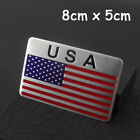 1Pc Aluminum USA American Flag Logo Emblem Badge Decal Sticker Car Accessories