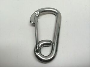 MARINE BOAT SS316 RIGGING SECURE SAFETY SPRING SNAP HOOK WITH EYE 4