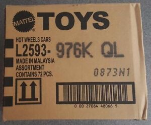 Mattel Hot Wheels 72 Count Basic Car Assortment L2593-976K QL - Sealed Box