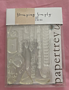 Brand New! Papertrey Ink Stamp - Sample Cards Not Included  AHOY - ITEM #3047