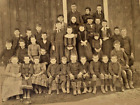 Antique Photo Cabinet Card 1891 MAUSDALE PA School MONTOUR COUNTY