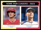2024 Heritage Mini Base #307 Matt Olson / Shohei Ohtani  -  Braves / Angels
