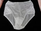 Vtg Vanity Fair Satin with Lace Granny Panty - 13-001 - White - Size 7 - NWOT