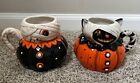 Johanna Parker Halloween Mummy Cat & Mummy Ceramic Mugs