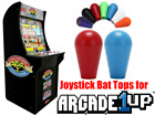 Arcade1up Street Fighter 2 - Joystick Bat Tops UPGRADE! (2pcs Red/Blue)