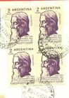 Argentina Topic India Poet RABINDRANATH TAGORE Block on Registered cover to USA