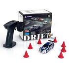 RC 1/43 Scale Ready to Go Race Car Remote Control Drift Car 4WD Mini Toy Lights