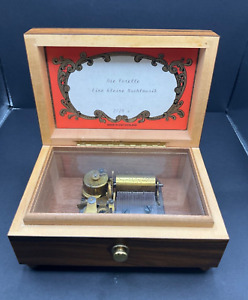 Vintage Cuendet music box Hand made Made in Switzerland plays Die Forelle