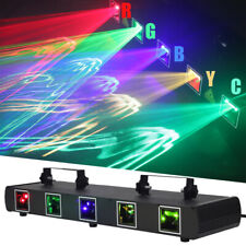 5 Lens RGBYC DJ Laser Stage Light 5 Beam Event Party Show DMX Projector Lighting