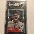 2022 Topps Chrome Platinum Anniversary LOU GEHRIG Prism Refractor NY Yankees #4